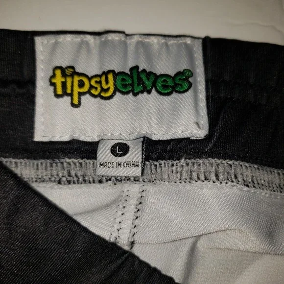 TIPSY ELVES Skeleton Bones Leggings Size Large NEW - Picture 6 of 8